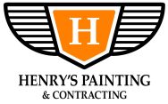 Henry's Painting Contracting logo orange 2021-01